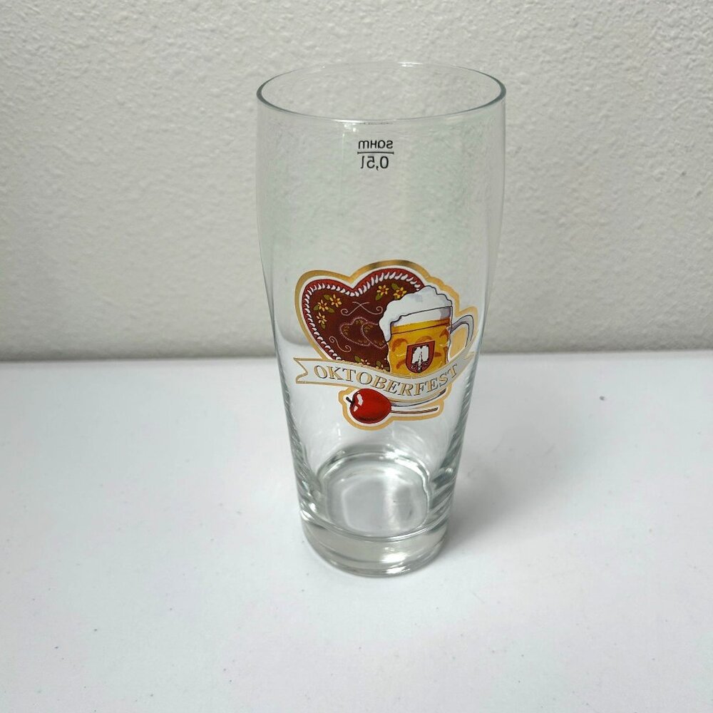 Oktoberfest Beer Glass Pilsner 0.5L Bar‎ Mancave Festive